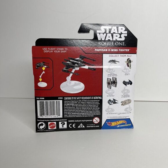 Hot Wheels Star Wars Rogue One Partisan X-Wing Fighter w/ Flight Stand - NEW‎ - Picture 6 of 7